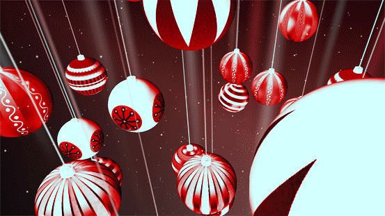 festive holiday screen saver and visualizer